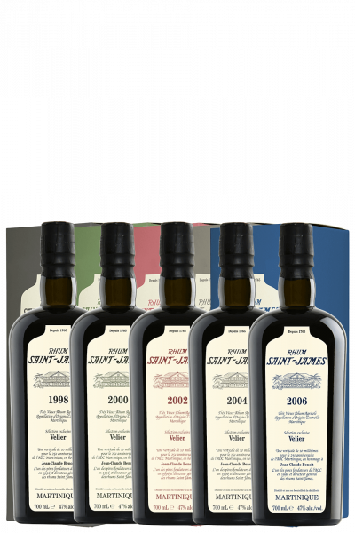 Rhum Saint James AOC Anniversary Verticale da 10 Bottiglie 1998-2015
