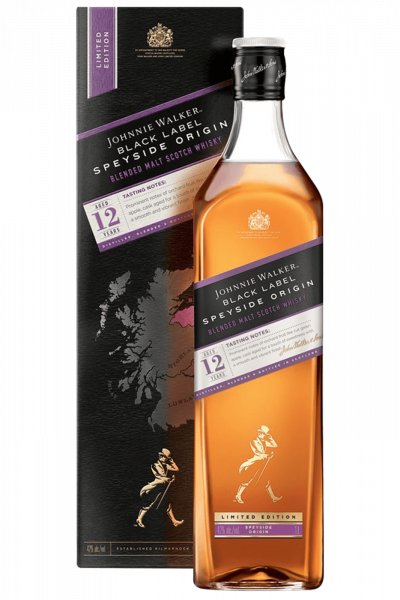 Johnnie Walker Black Label 12 Y.O. Speyside Origin Limited Edition 1Litro (Astucciato)