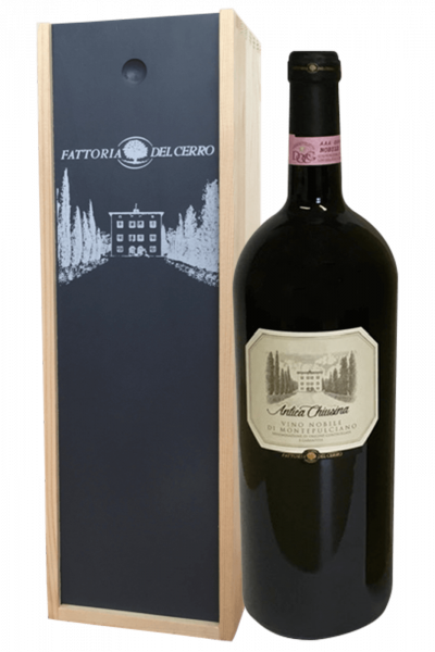 Magnum Vino Nobile Di Montepulciano Antica Chiusina Fattoria Del Cerro 2014 (Cassetta in Legno)