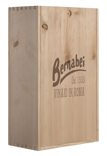 Cassetta di Legno con Logo Bernabei (3 Bottiglie)