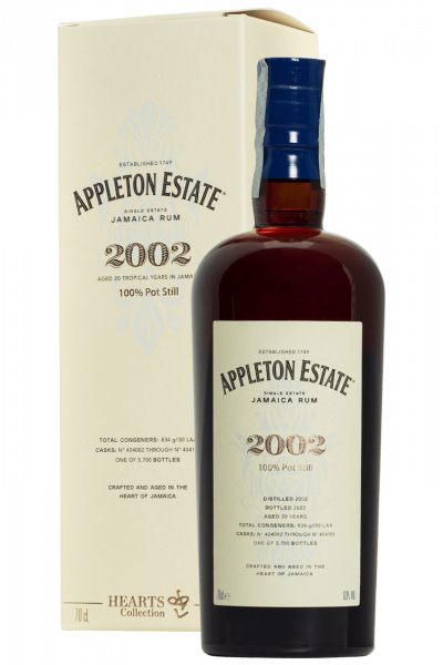 Rum Appleton Estate 2002 Hearts Collection 70cl (Astucciato)