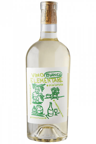 Vino Elementare Bianco Bellone Biologico 1Litro 2023