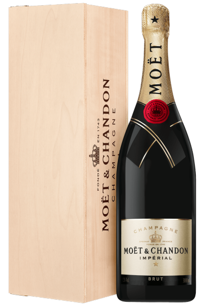 Jéroboam Champagne Moët & Chandon Impérial Brut (Cassetta in Legno)