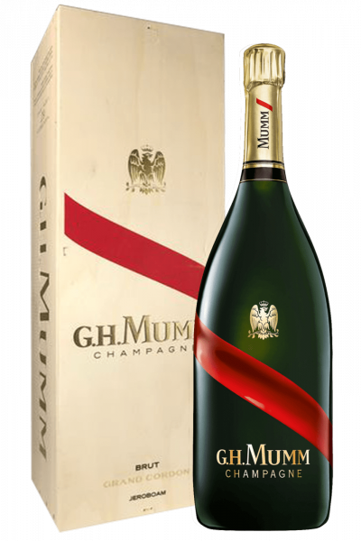 Jéroboam Champagne Mumm Cordon Rouge Brut (Cassetta in Legno)