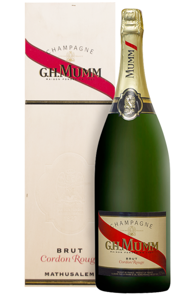 Mathusalem Champagne Mumm Cordon Rouge Brut (Cassetta in Legno)
