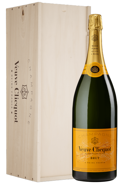 Jéroboam Champagne Veuve Clicquot Brut Yellow Label (Cassetta in Legno)