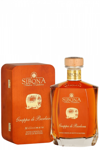 Grappa Di Barbera Millesimata Sibona 2012 70cl (Cassetta in Legno)