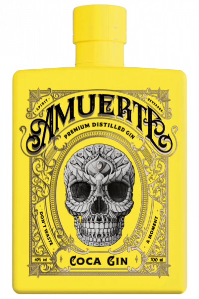 Gin Amuerte Coca Leaf Yellow