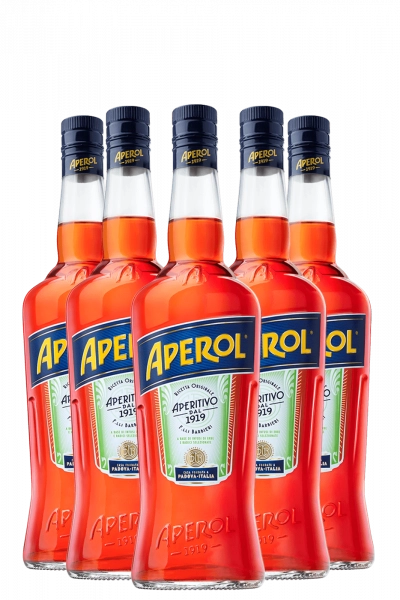 6 Bottiglie Aperol 1Litro Aperitivo 