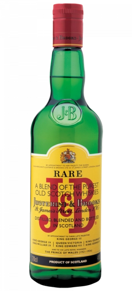 J&B Rare Blended Scotch Whisky 1Litro