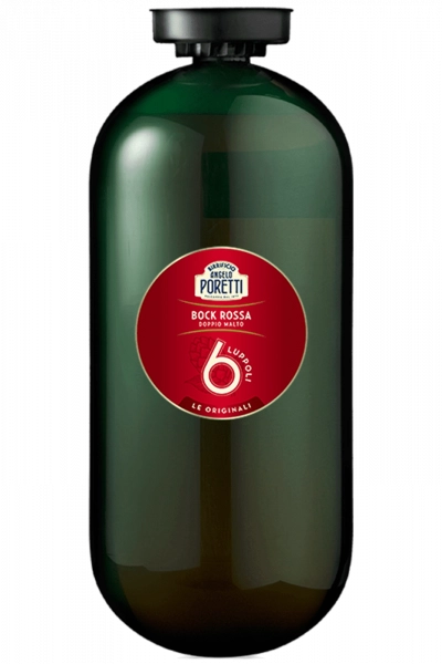 Fusto Poretti 6 Luppoli Bock Rossa Modular 20 Litri
