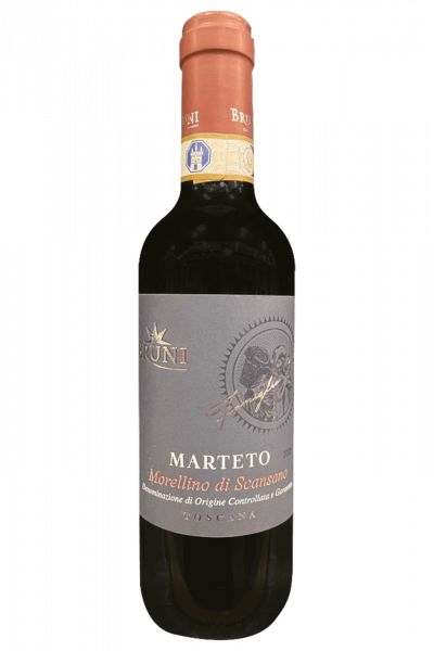 Mezza Bottiglia Morellino Di Scansano Marteto Bruni 2022 375ml
