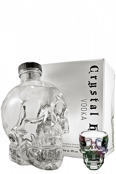 Vodka Crystal Head 70cl (Astucciato) + OMAGGIO 2 bicchieri Crystal Head