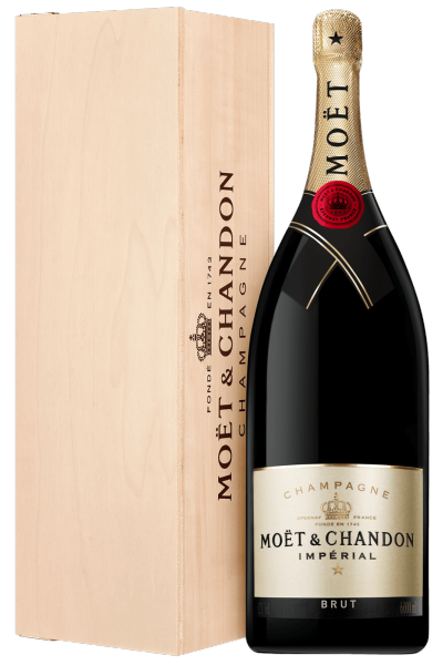Mathusalem Champagne Moët & Chandon Brut Impérial (Cassetta in Legno)