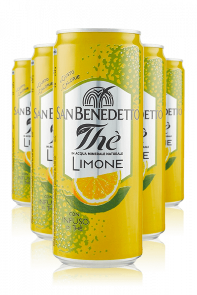 Thè San Benedetto Limone Cassa da 24 Lattine x 33cl