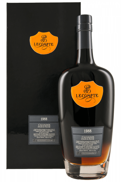 Calvados Pays d'Auge Lecompte 1988 70cl (Cassetta in Legno)