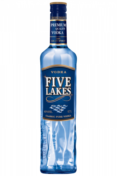 Vodka Five Lakes Premium Siberian 1Litro 