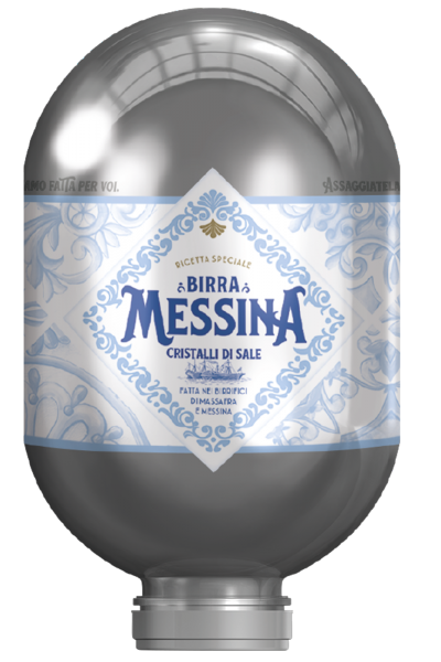Fusto Birra Messina Cristalli Di Sale Blade 8 Litri