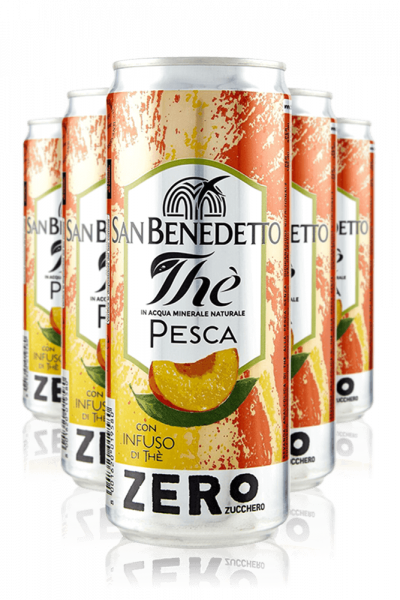Thè San Benedetto Pesca Zero Cassa da 24 Lattine x 33cl