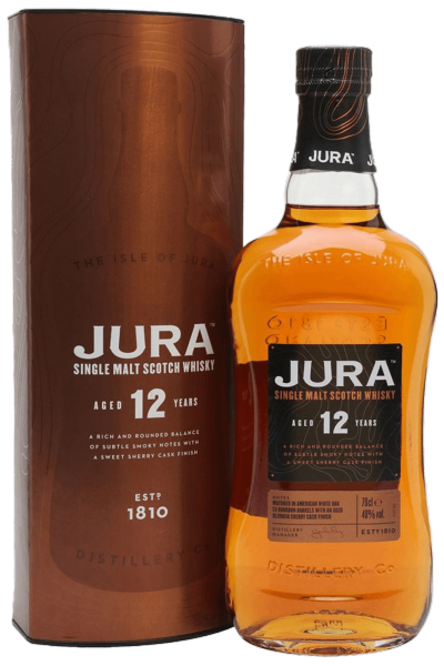 Jura 12 Years Old Single Malt Scotch Whisky 70cl (Astucciato)