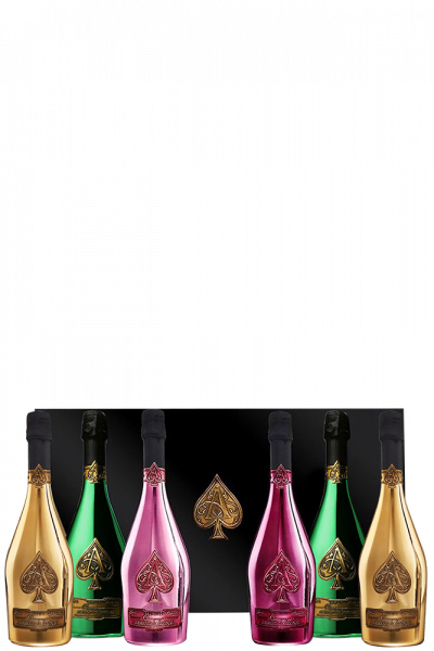 Armand De Brignac 'La Collection' Valigetta Da 6 Bottiglie Assortite