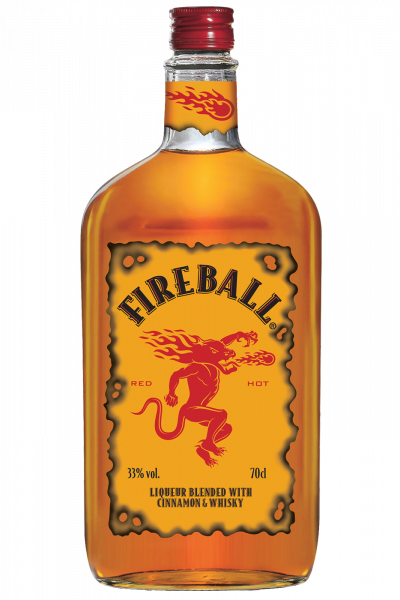 Fireball Liqueur Blended With Cinnamon And Whisky 70cl