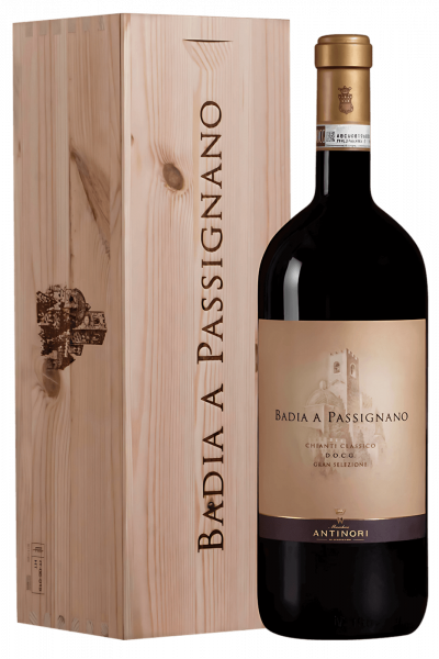 Doppio Magnum Chianti Classico Gran Selezione Badia A Passignano Antinori 2015 (Cassetta In Legno)