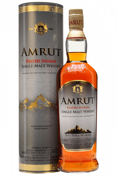 Amrut Peated Indian Single Malt Whisky 70cl (Astucciato)