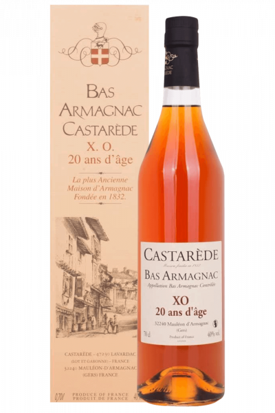 Bas Armagnac XO 20 Ans Castarède 70cl (Astucciato)