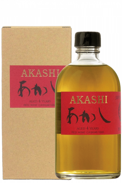 Whisky Akashi 4 Years Old Red Wine Cask 50cl (Astucciato)