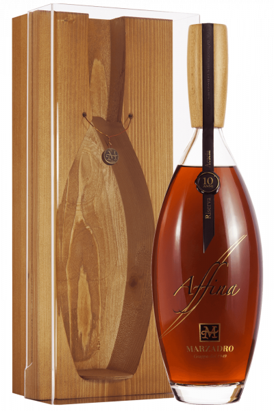 Grappa Affina Riserva Acacia Marzadro 1Litro (Cassetta in Legno)
