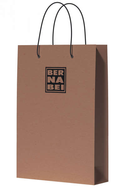 Busta Da 2 Bottiglie Con Manici In Corda 25x10x43