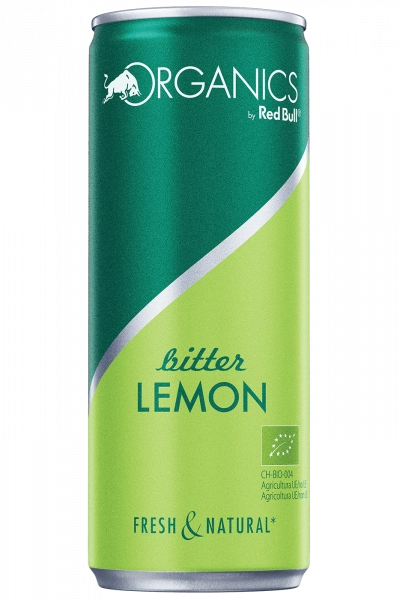 The ORGANICS By Red Bull Bitter Lemon Lattina 25cl 
