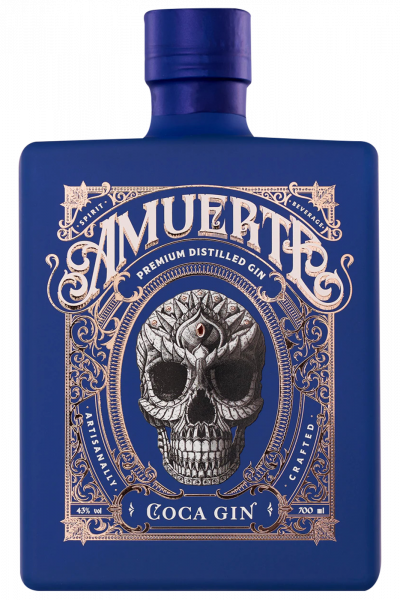 Gin Amuerte Coca Leaf Blue 70cl