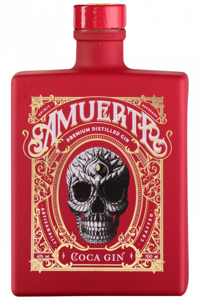 Gin Amuerte Coca Leaf Red 70cl