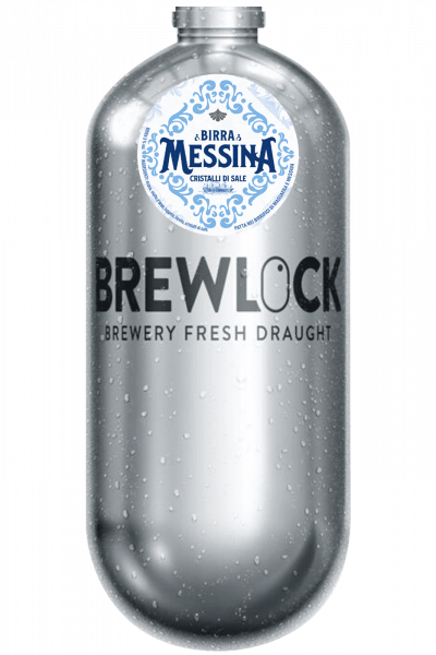 Fusto Birra Messina Cristalli Di Sale Pet Brewlock 20 Litri