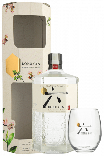 Gin Roku Suntory 70cl (Confezione Con Bicchiere)