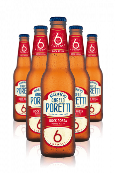 Poretti 6 Luppoli Bock Rossa Cassa da 24 bottiglie x 33cl