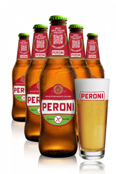 Peroni Senza Glutine Cassa da 24 bottiglie x 33cl + OMAGGIO 6 bicchieri Peroni