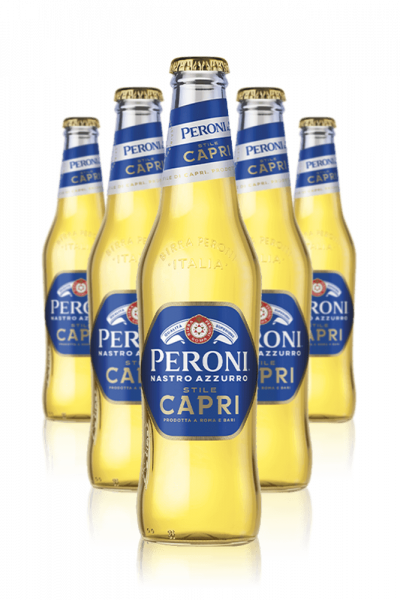 Peroni Nastro Azzurro Stile Capri Cassa da 24 bottiglie x 33cl
