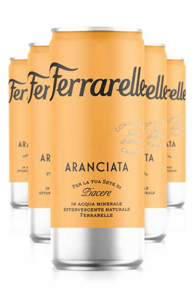 Aranciata Ferrarelle Cassa da 12 Lattine x 25cl