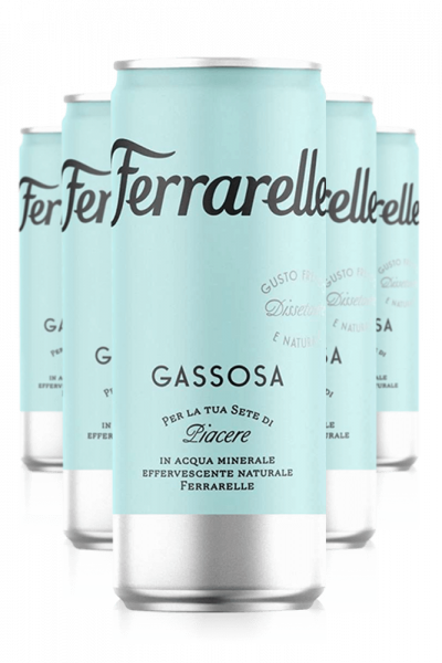 Gassosa Ferrarelle Cassa da 12 Lattine x 25cl