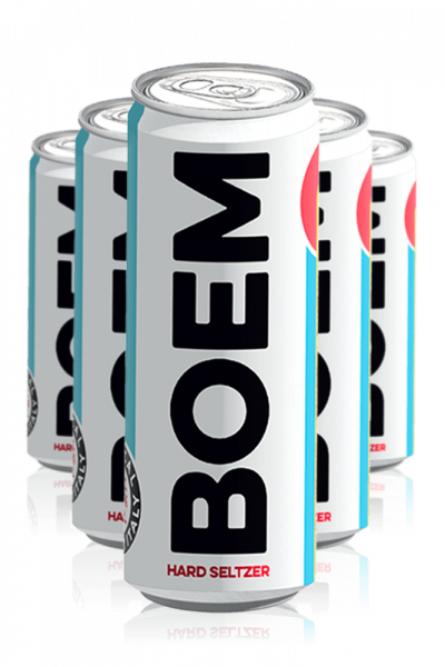 Hard Seltzer Boem Cassa da 12 Lattine x 25cl