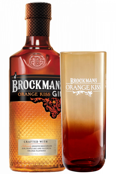 Gin Brockmans Orange Kiss 70cl + OMAGGIO 2 bicchieri Gin Brockmans