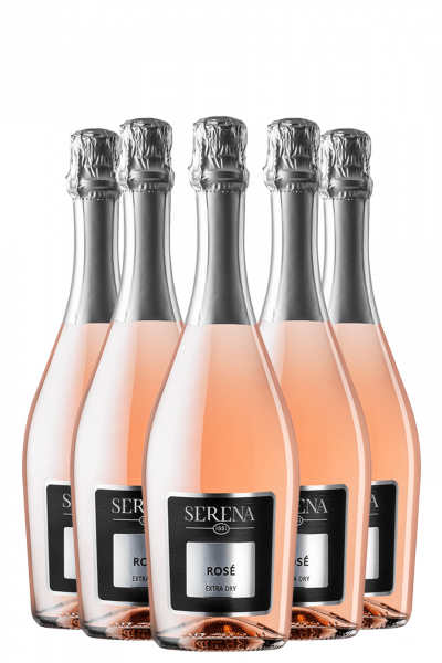 6 Bottiglie Spumante Rosé Extra Dry Serena 1881 
