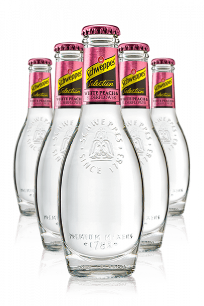 Schweppes Selection White Peach & Elderflower Cassa da 12 bottiglie x 20cl 