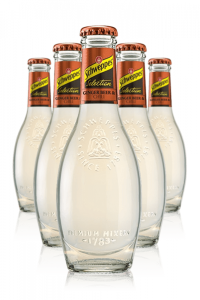 Schweppes Selection Ginger Beer & Chili Cassa da 12 bottiglie x 20cl