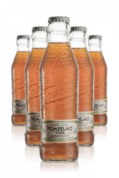 Tassoni Pompelmo Soda La Biologica Cassa da 25 bottiglie x 18cl