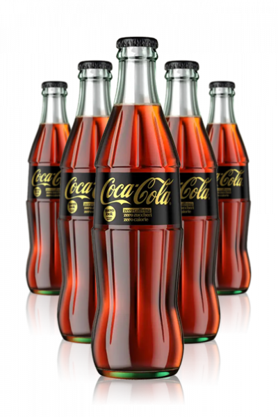 Coca-Cola Zero Zuccheri Zero Caffeina Cassa da 24 Bottiglie x 33cl