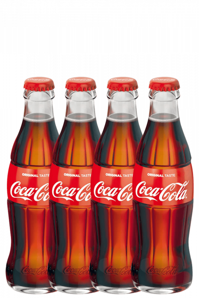 Coca-Cola Vetro da 4 Bottiglie x 20cl 